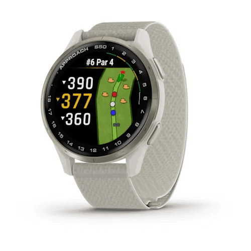 Garmin Approach S50 — Cream Gold
