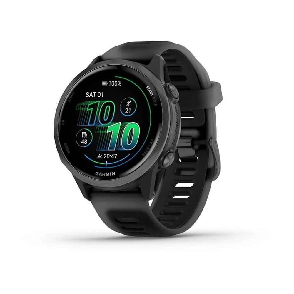 Garmin Forerunner 570 Slate Grey Aluminium with Translucent Black/Black Band