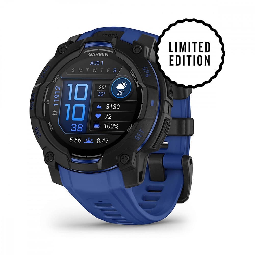Garmin Instinct 3 45mm AMOLED — Black Bolt