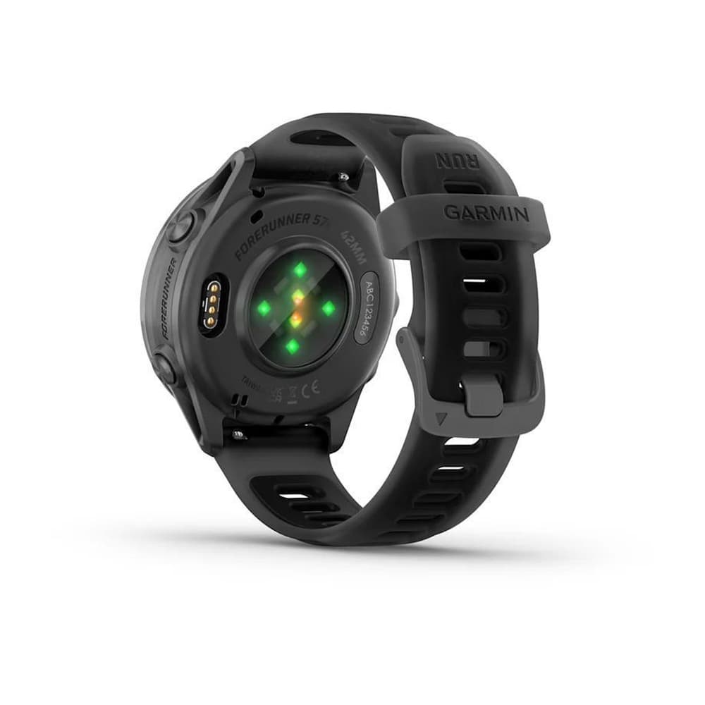 Garmin Forerunner 570 Slate Grey Aluminium with Translucent Black/Black Band — фото 7