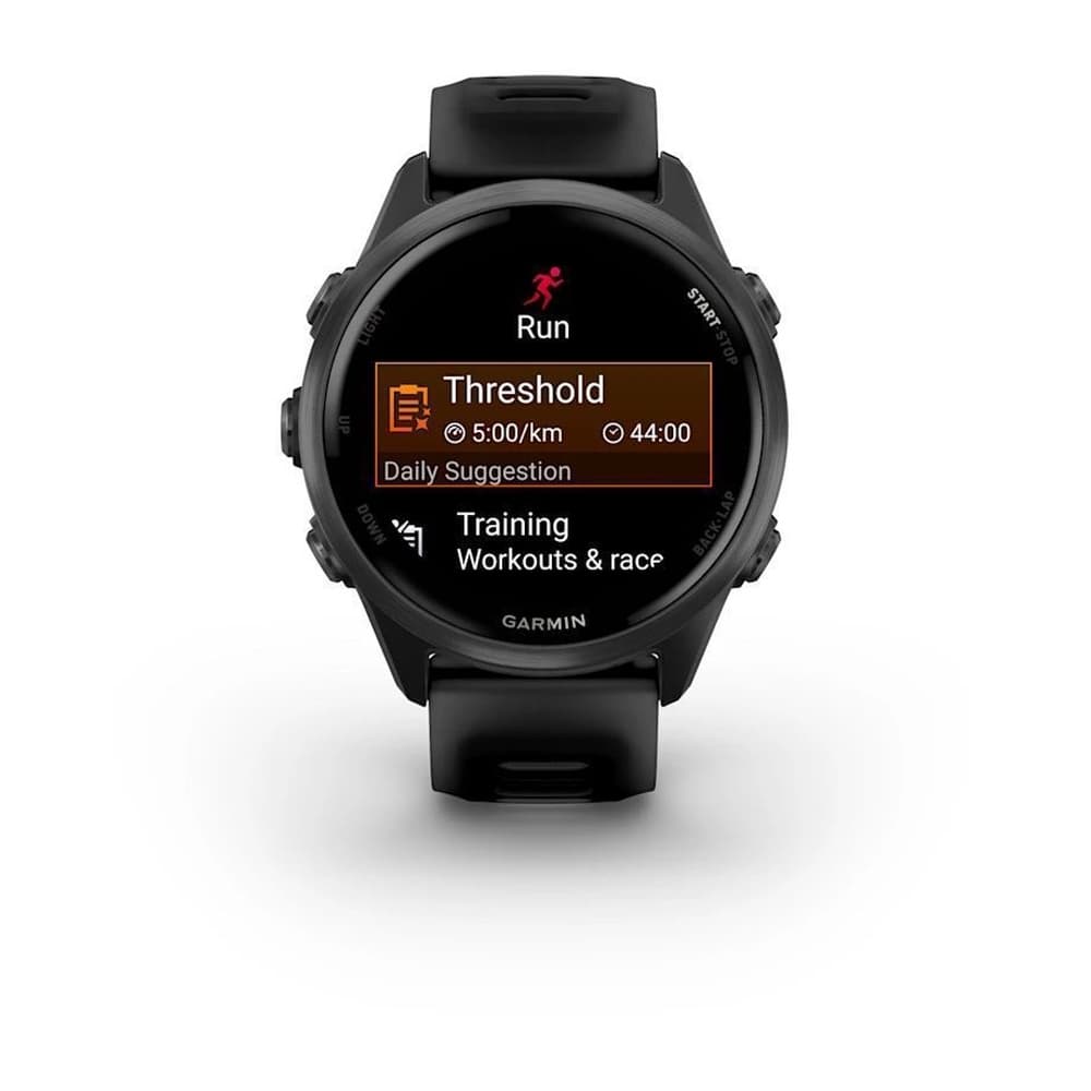 Garmin Forerunner 570 Slate Grey Aluminium with Translucent Black/Black Band — фото 4