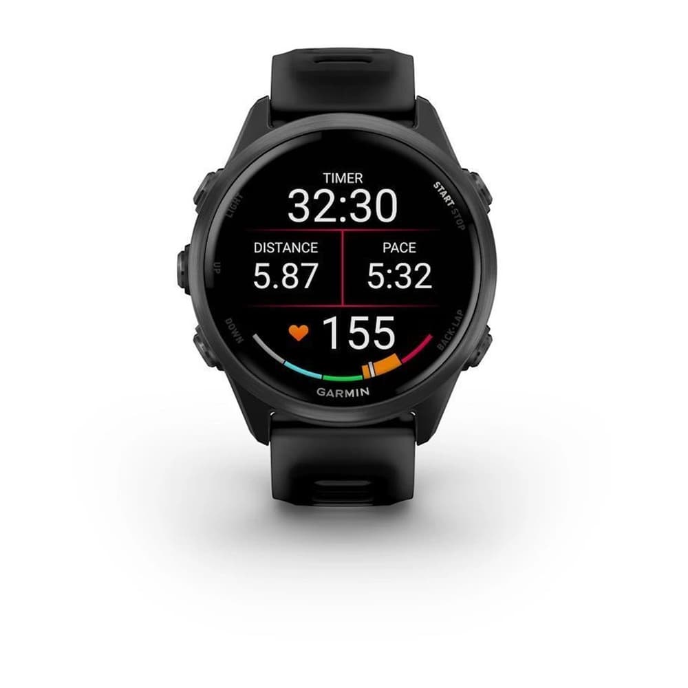 Garmin Forerunner 570 Slate Grey Aluminium with Translucent Black/Black Band — фото 8