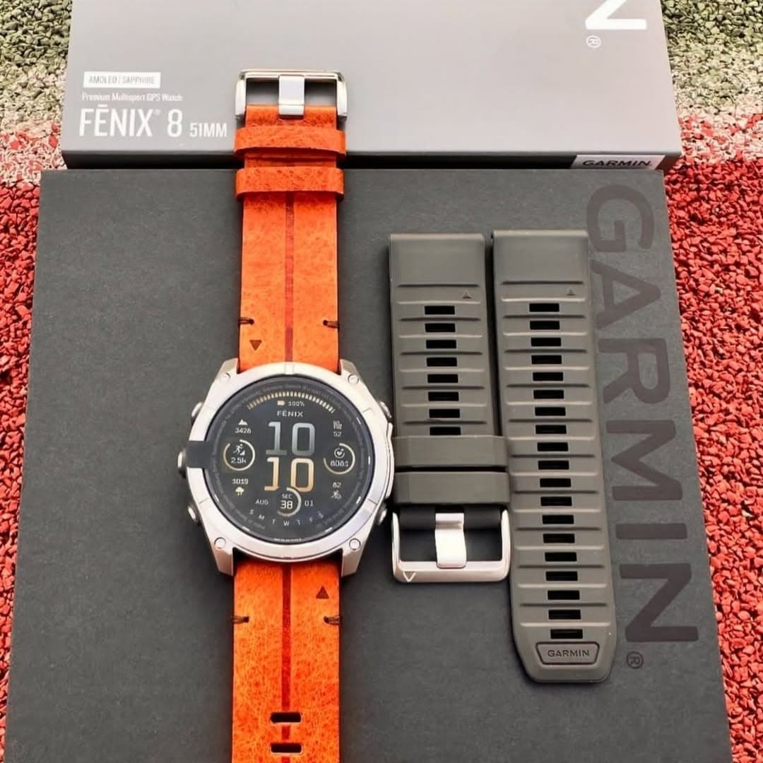 Garmin Fenix 8 Sapphire 51mm AMOLED — Blk Chsnt — фото 12
