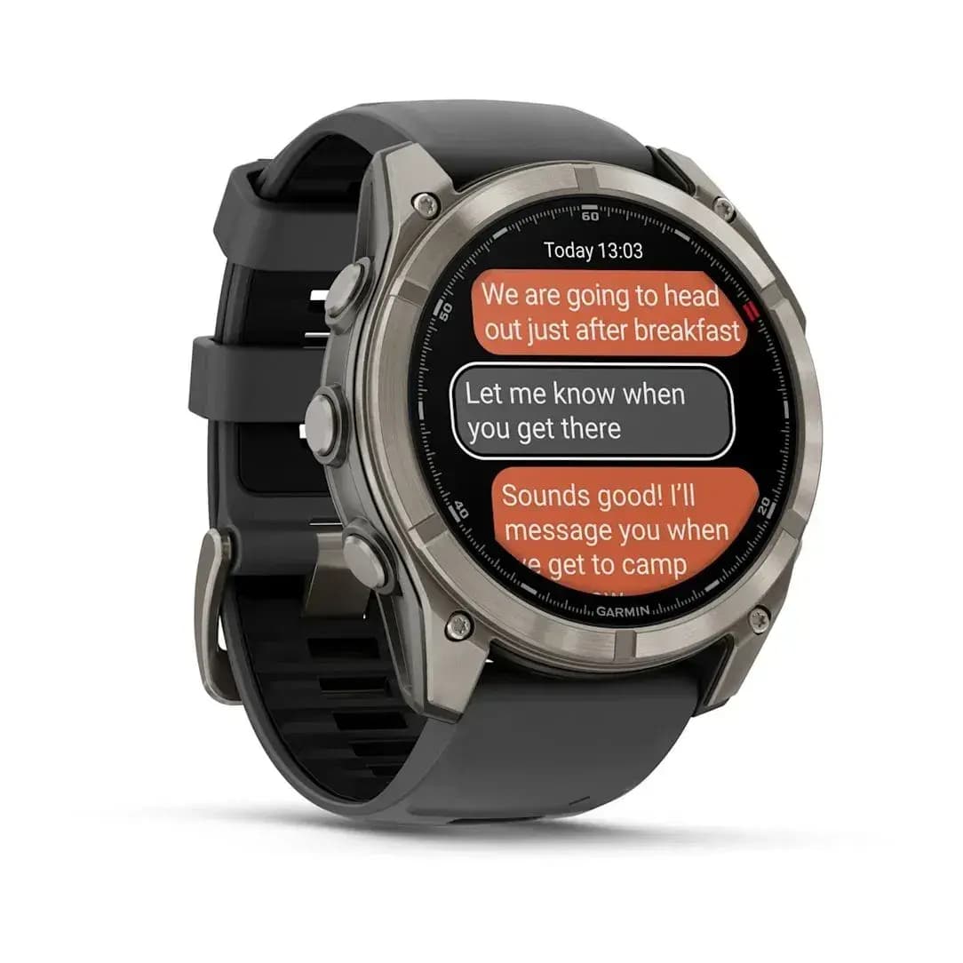 Garmin Fenix 8 Pro Sapphire 51mm AMOLED — Titan Grafitovyy — фото 3