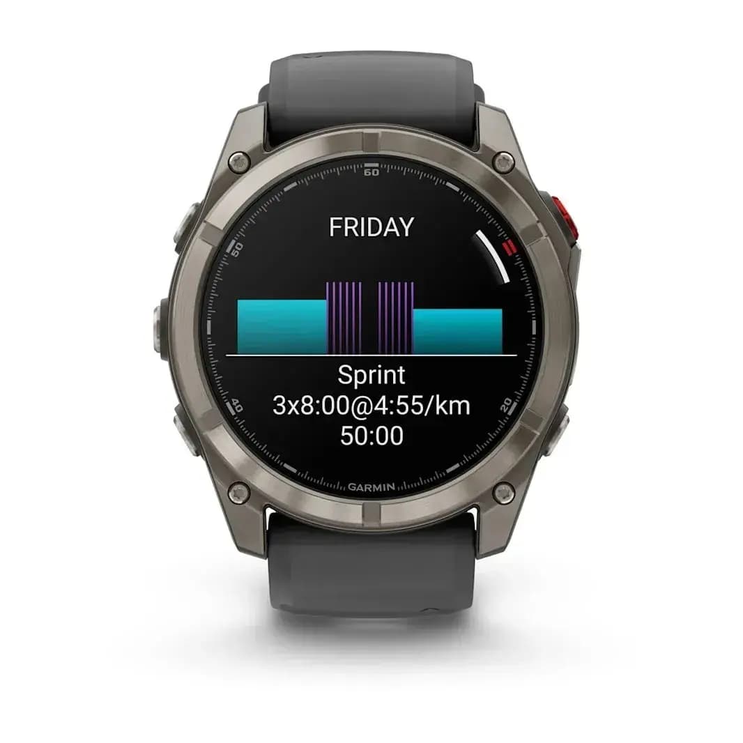 Garmin Fenix 8 Pro Sapphire 51mm AMOLED — Titan Grafitovyy — фото 9
