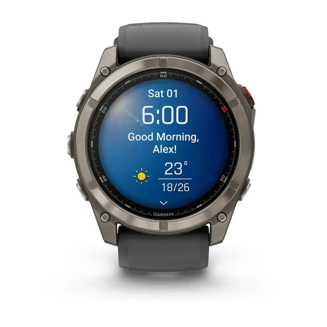 Garmin Fenix 8 Pro Sapphire 51mm AMOLED — Titan Grafitovyy — фото 10