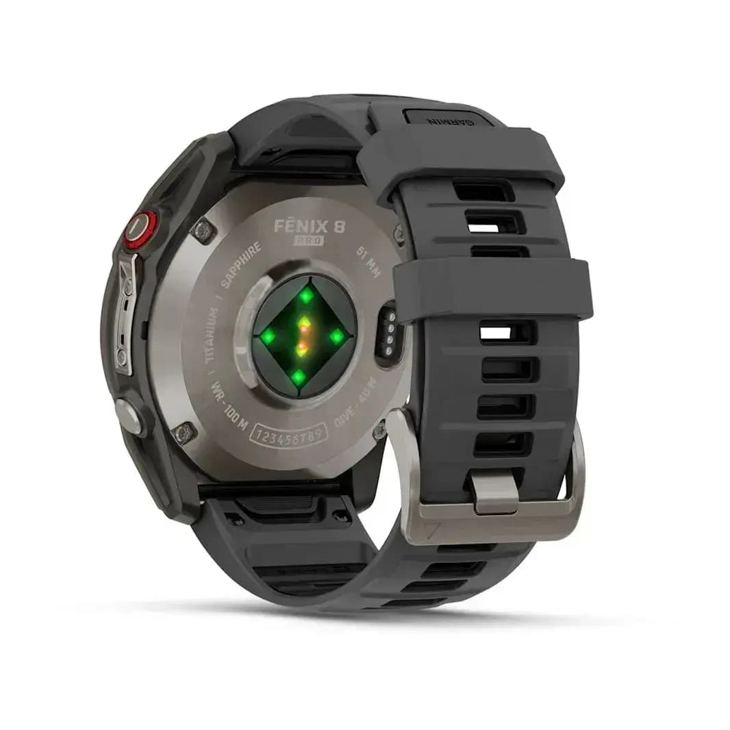 Garmin Fenix 8 Pro Sapphire 51mm AMOLED — Titan Grafitovyy — фото 11