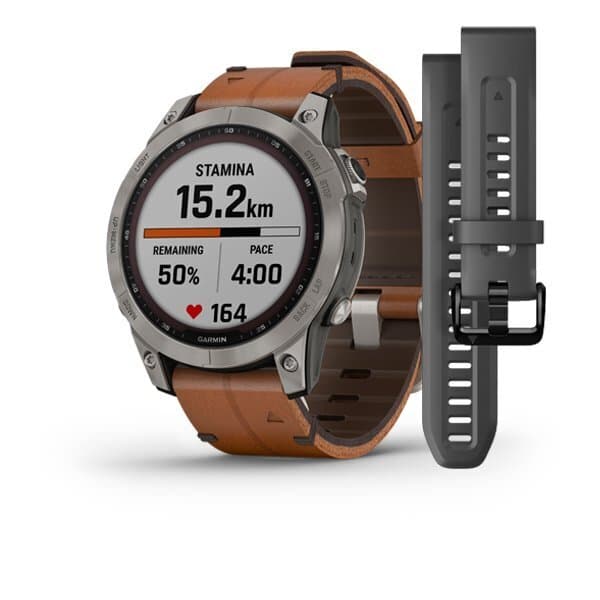 Garmin Fenix 7 Sapphire SOLAR — Titanovyy Seryy 31