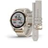 Garmin Fenix 7s Sapphire SOLAR — Titanovyy Kremovyy — фото 12