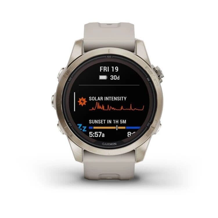 Garmin Fenix 7s Pro SOLAR — Soft Gold — фото 5