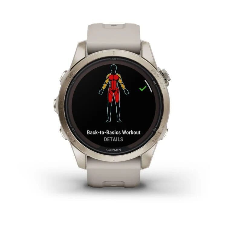 Garmin Fenix 7s Pro SOLAR — Soft Gold — фото 7