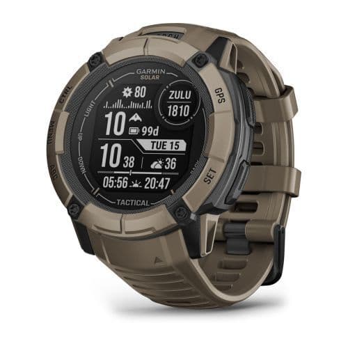 Garmin Instinct 2x Tactical SOLAR — Coyote Tan