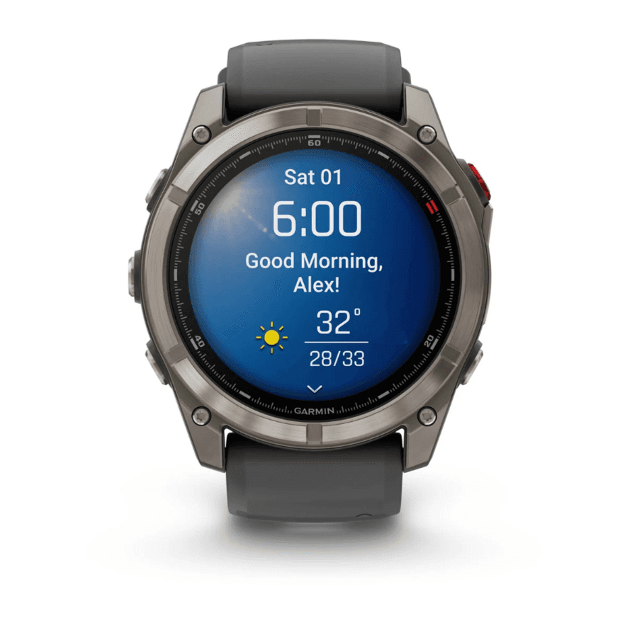 Garmin Fenix 8 Pro Sapphire 51mm AMOLED — Titanium Graphite — фото 5