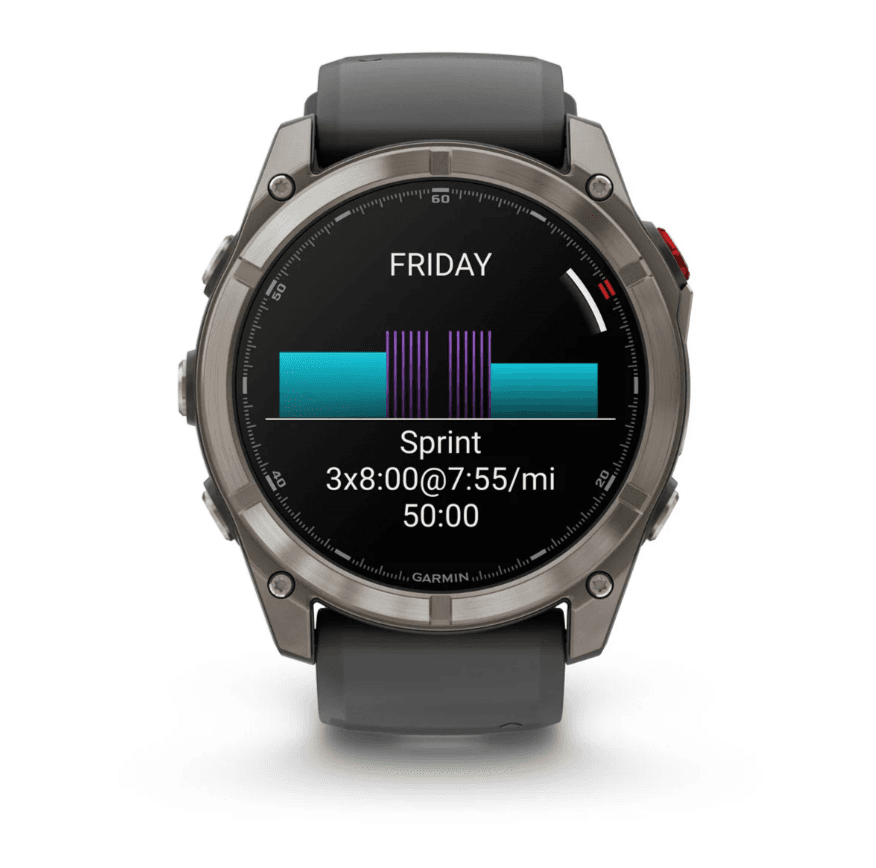 Garmin Fenix 8 Pro Sapphire 51mm AMOLED — Titanium Graphite — фото 6
