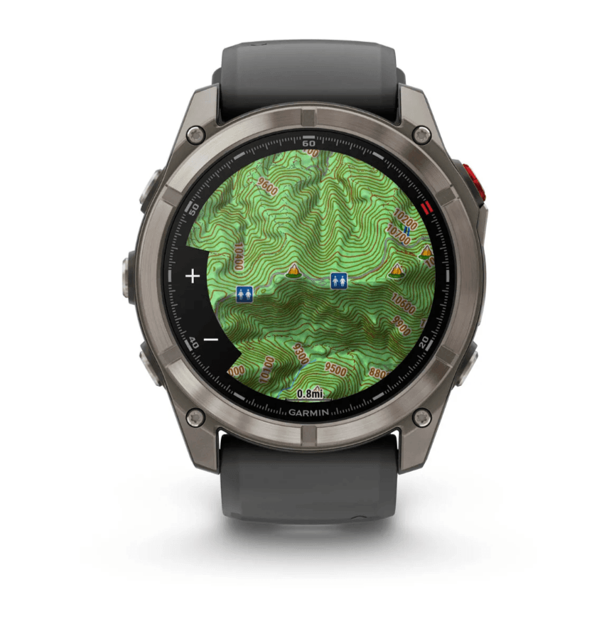 Garmin Fenix 8 Pro Sapphire 51mm AMOLED — Titanium Graphite — фото 4
