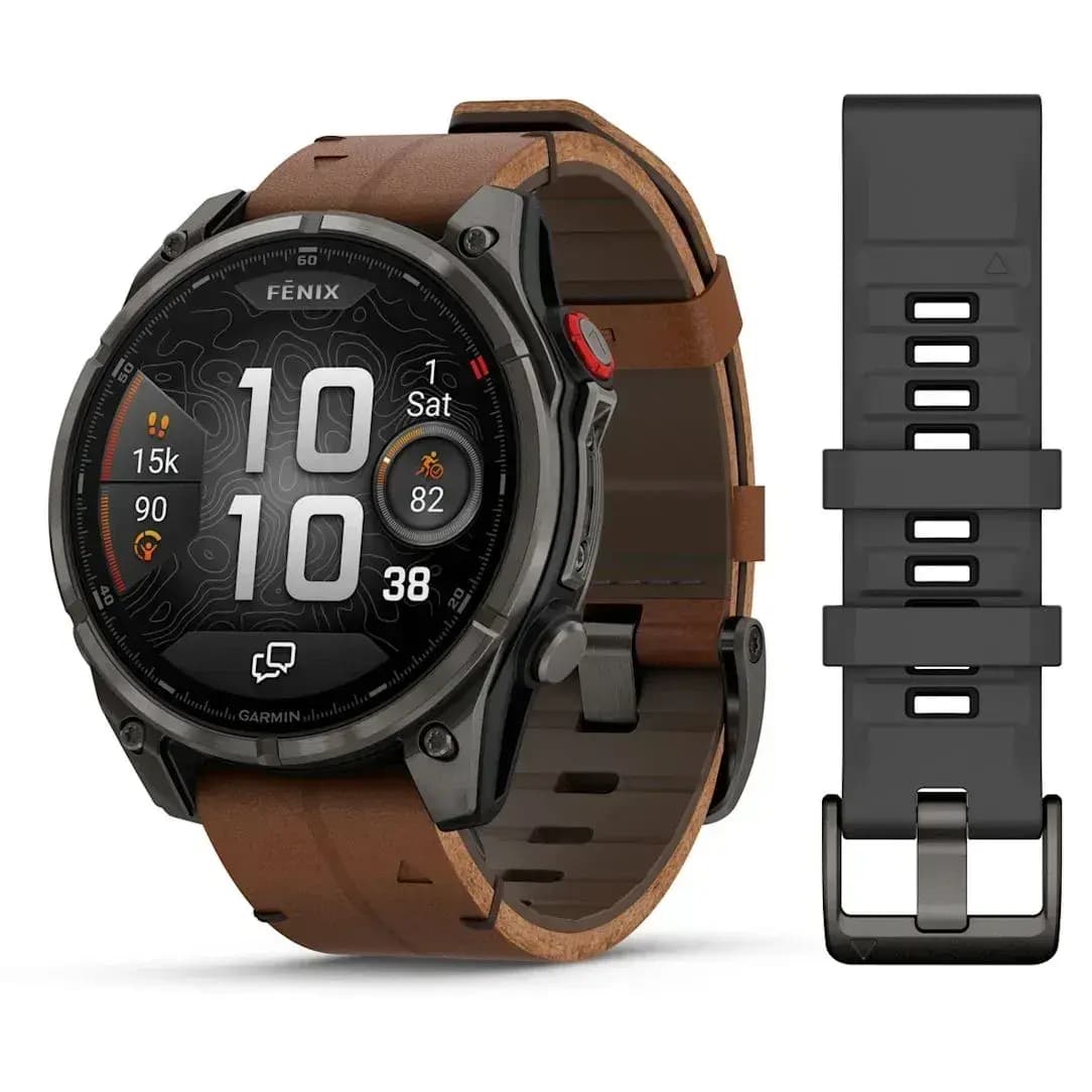 Garmin Fenix 8 Pro Sapphire 47mm AMOLED — Karbonovo Seryy 40
