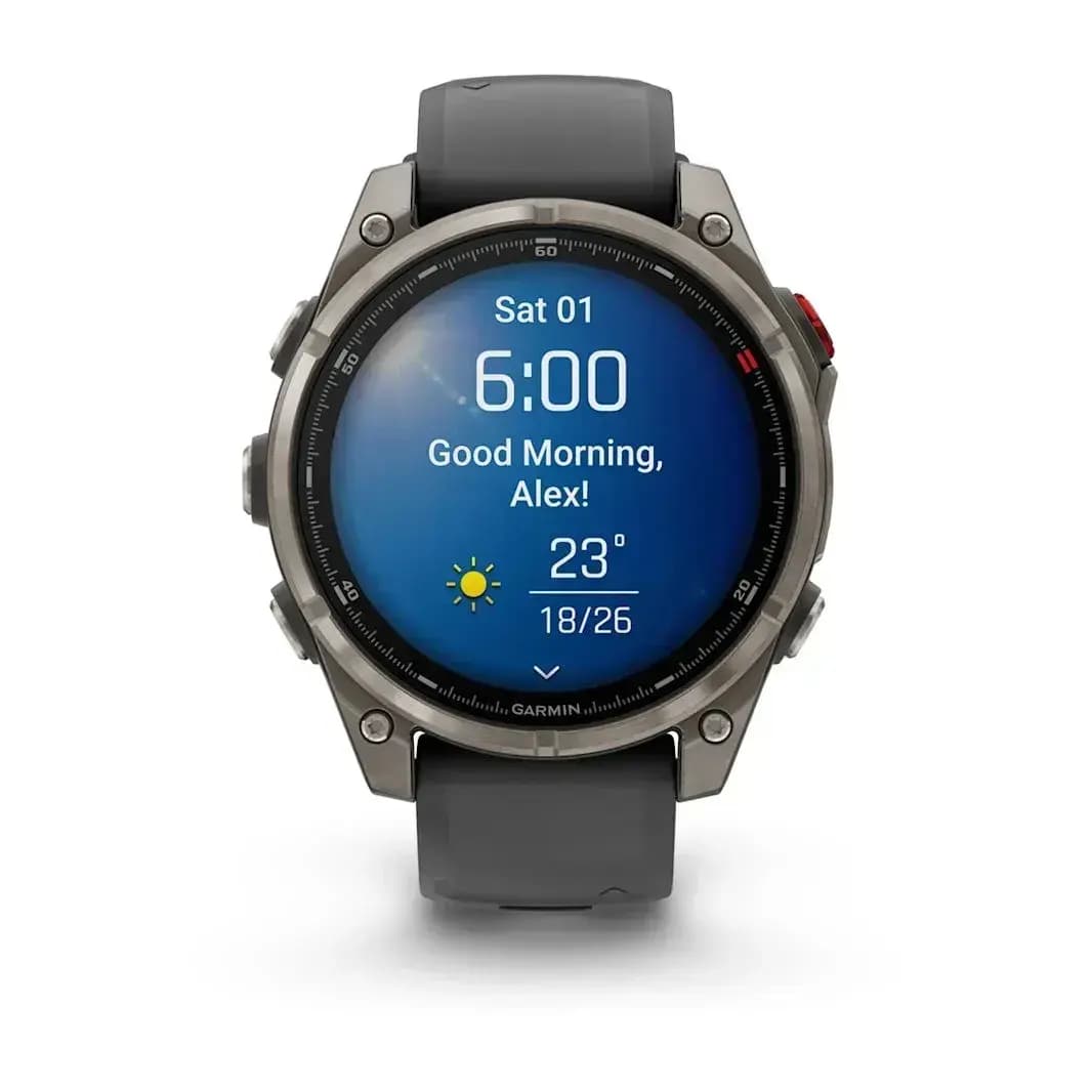 Garmin Fenix 8 Pro Sapphire 47mm AMOLED — Titan Grafitovyy — фото 12