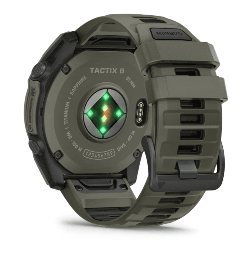 Garmin Tactix 8 51mm AMOLED 04553 — Olive Grab — фото 11