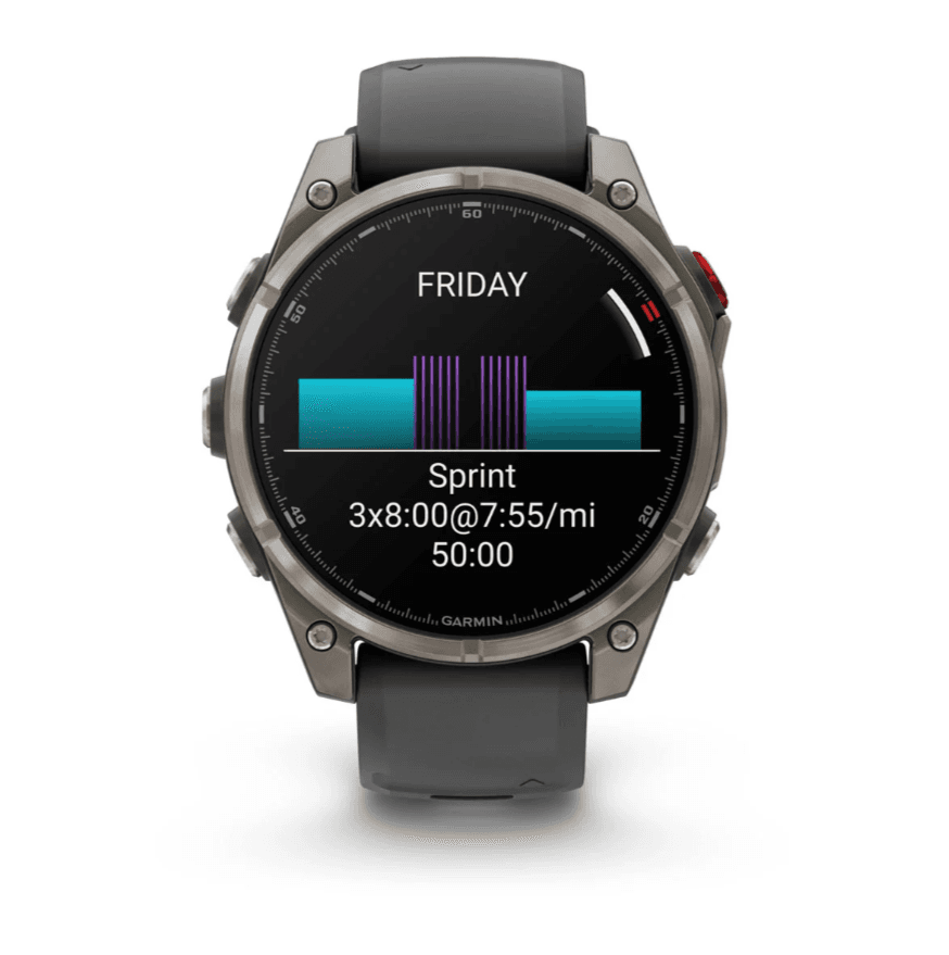 Garmin Fenix 8 Pro Sapphire 47mm AMOLED — Titanium Graphite — фото 6