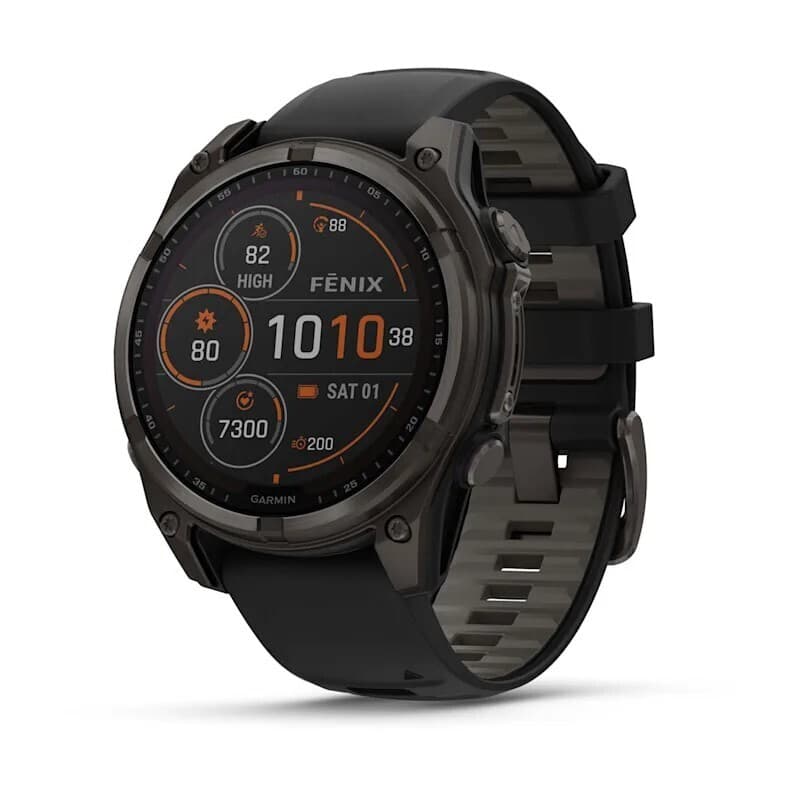 Garmin Fenix 8 47mm SOLAR — Crbngry Blk