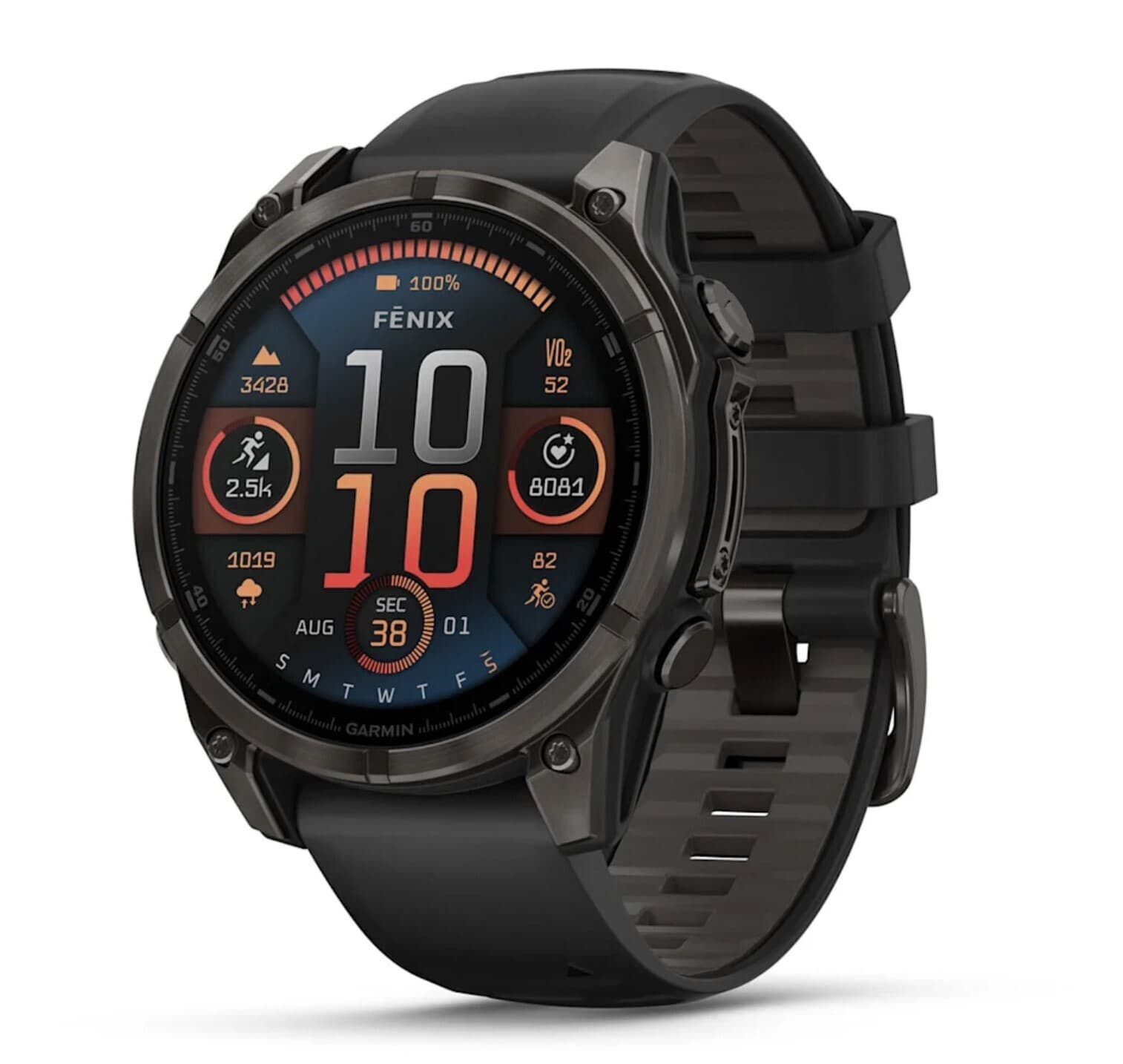 Garmin Fenix 8 47mm AMOLED — Crbngryti Blk