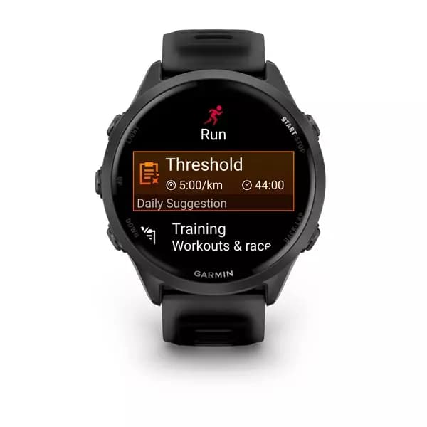GARMIN Forerunner 570 Slate Grey Aluminium with Translucent Black/Black Band - 47 mm — фото 2