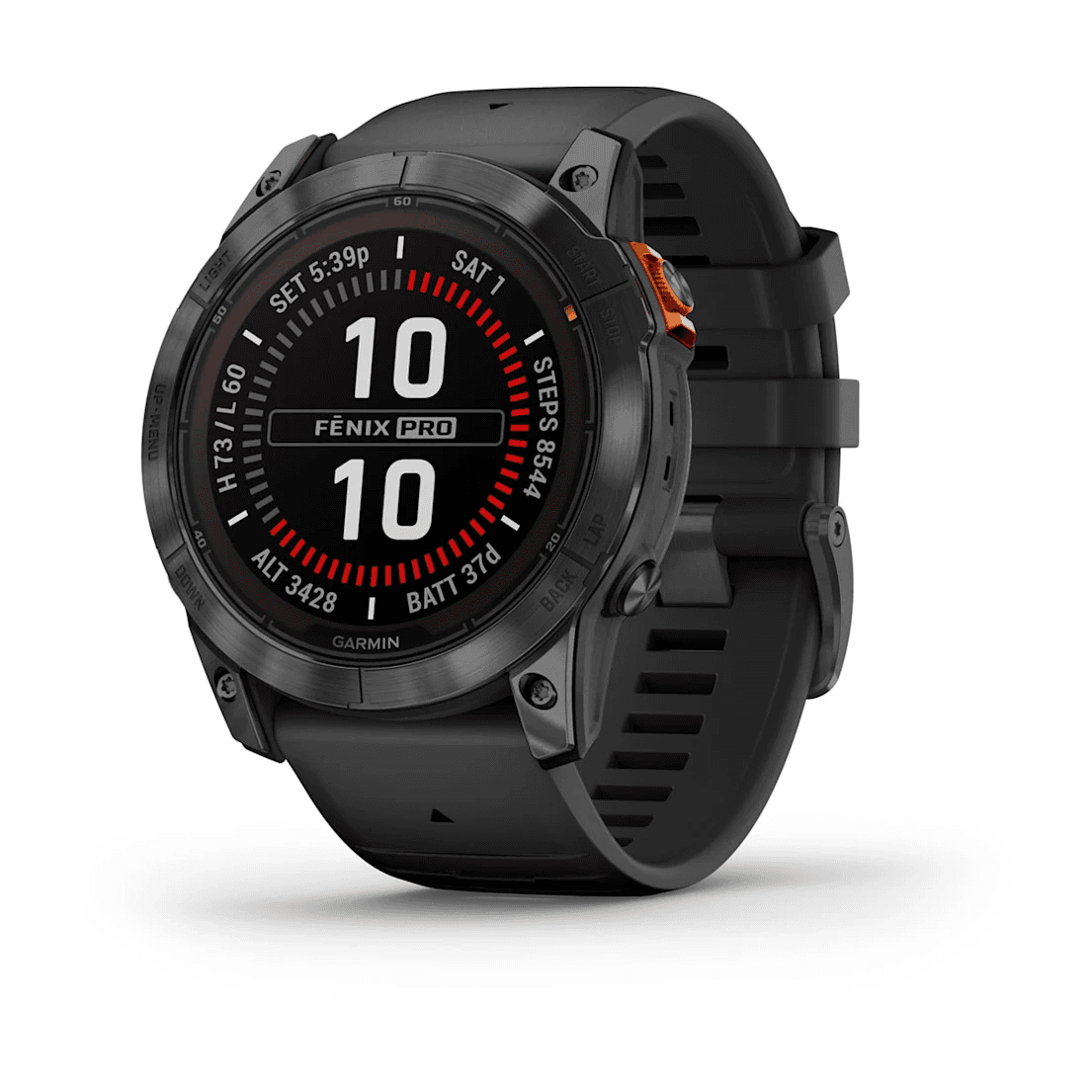 GARMIN Fenix 7X Pro (Slate Gray with Black) - SOLAR (51 mm)