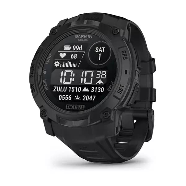 GARMIN Instinct 3 Tactical Edition (Black with Black Band) - SOLAR 50 mm — купить Garmin в Москве