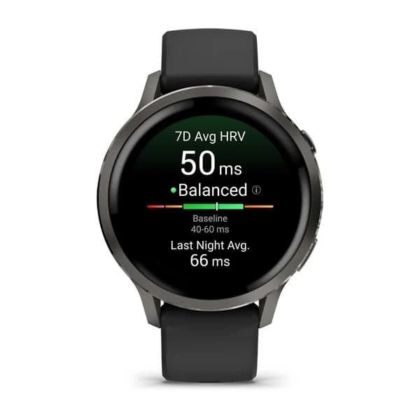 GARMIN Venu 4 - Slate with Black Silicone Band 45 mm — фото 2