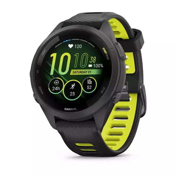 GARMIN Forerunner 265S Black/Amp Yellow — купить Garmin в Москве