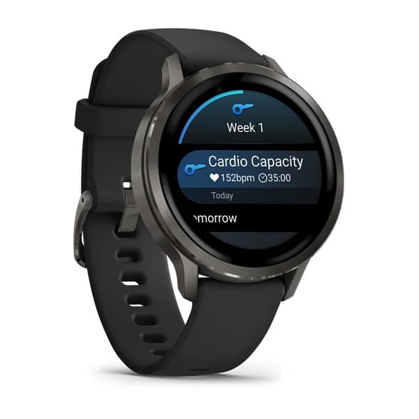 GARMIN Venu 4 - Slate with Black Silicone Band 41 mm — фото 2