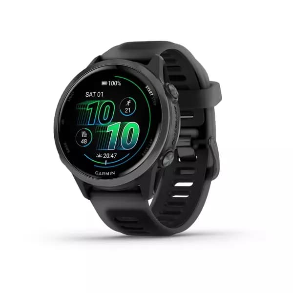 GARMIN Forerunner 570 Slate Grey Aluminium with Translucent Black/Black Band - 42 mm — купить Garmin в Москве