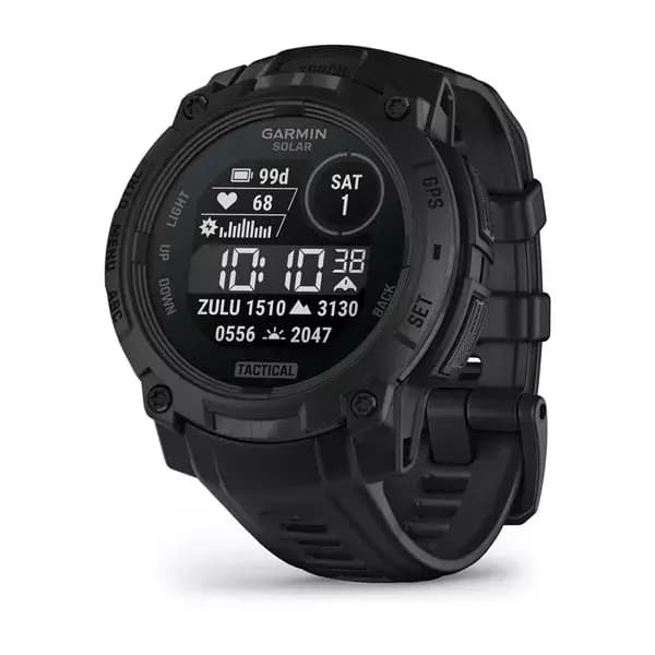 GARMIN Instinct 3 Tactical Edition (Black with Black Band) - SOLAR 45 mm — купить Garmin в Москве