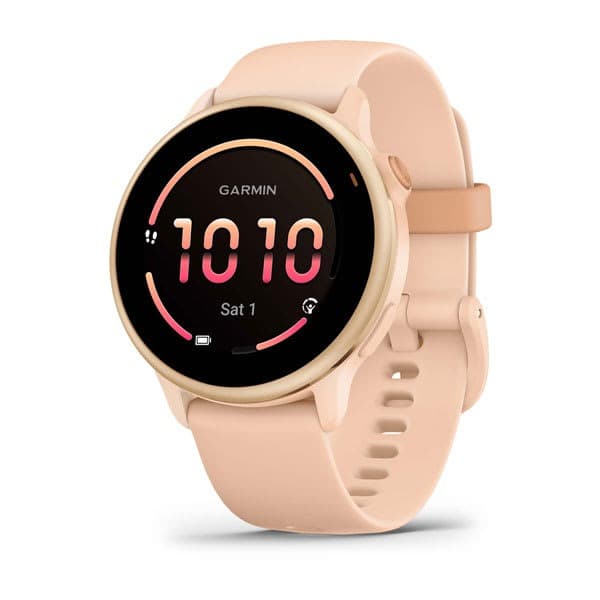GARMIN Vivoactive 6 - Metallic Pink Dawn with Pink Dawn Band AMOLED — купить Garmin в Москве