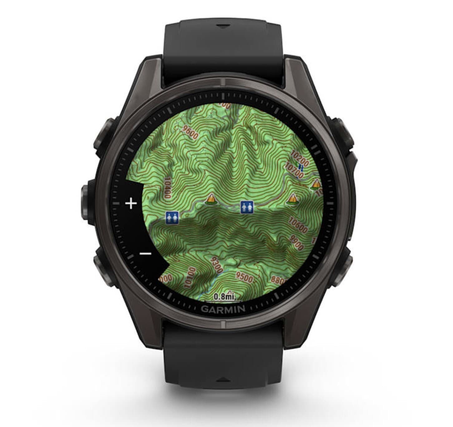 Garmin Fenix 8 43mm AMOLED — Crbngry Blk — фото 8