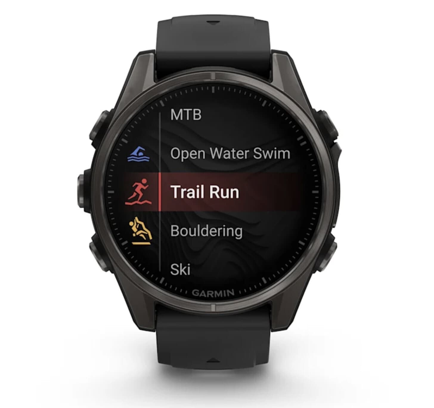Garmin Fenix 8 43mm AMOLED — Crbngry Blk — фото 9