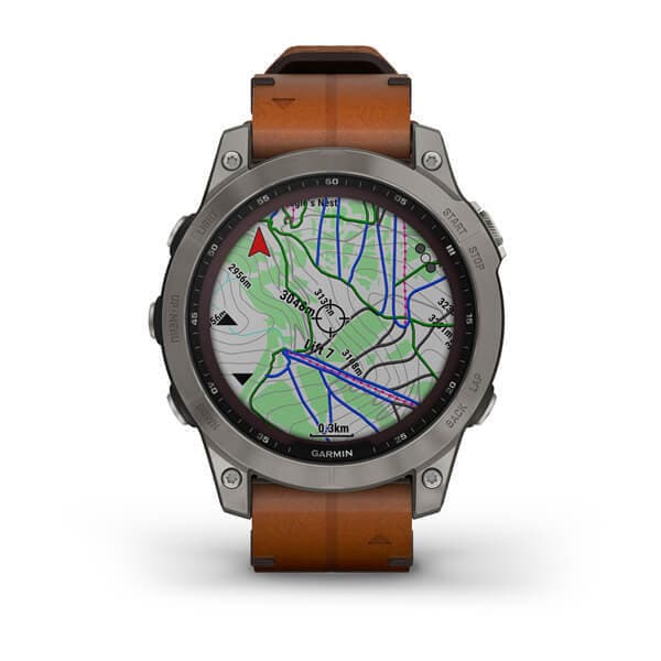Garmin Fenix 7 Sapphire SOLAR — Titanovyy Seryy 31 — фото 4