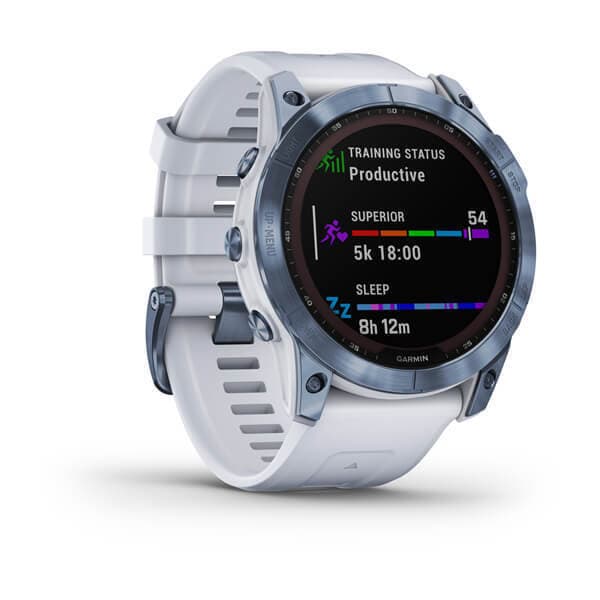 Garmin Fenix 7x Sapphire SOLAR — Titanovyy Siniy — фото 3