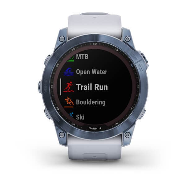 Garmin Fenix 7x Sapphire SOLAR — Titanovyy Siniy — фото 4
