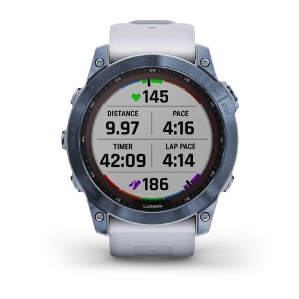 Garmin Fenix 7x Sapphire SOLAR — Titanovyy Siniy — фото 5