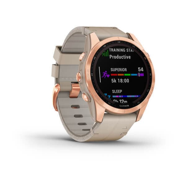 Garmin Fenix 7s Sapphire SOLAR — Titanovyy Tsveta — фото 2