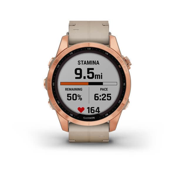Garmin Fenix 7s Sapphire SOLAR — Titanovyy Tsveta — фото 5