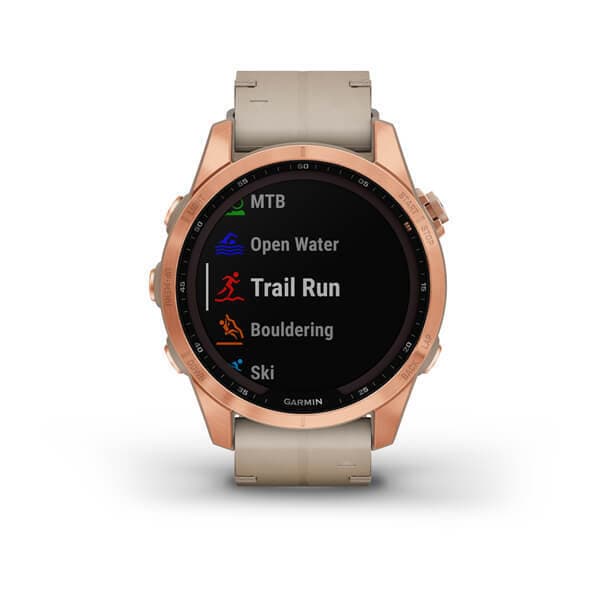 Garmin Fenix 7s Sapphire SOLAR — Titanovyy Tsveta — фото 6