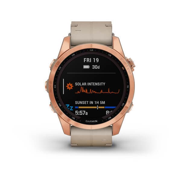 Garmin Fenix 7s Sapphire SOLAR — Titanovyy Tsveta — фото 8