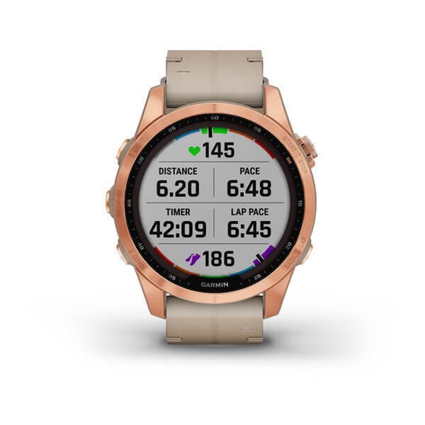 Garmin Fenix 7s Sapphire SOLAR — Titanovyy Tsveta — фото 9
