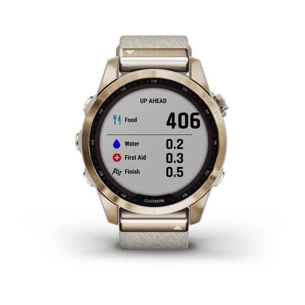 Garmin Fenix 7s Sapphire SOLAR — Titanovyy Kremovyy — фото 7