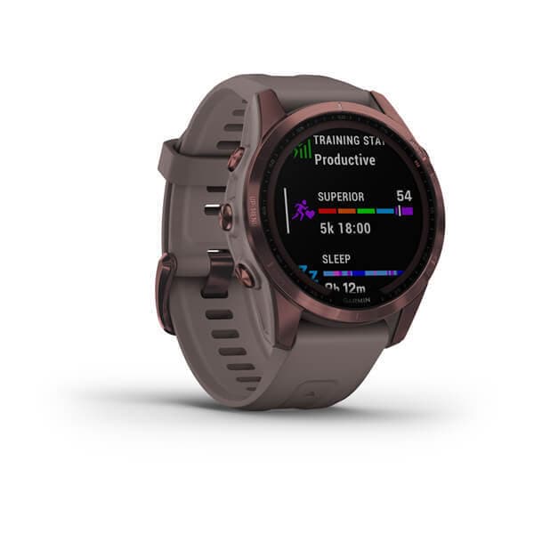 Garmin Fenix 7s Sapphire SOLAR — Titanovyy Temno — фото 2