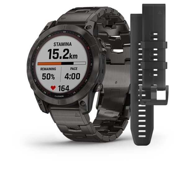 Garmin Fenix 7 Sapphire SOLAR — Titanovyy Ugolno