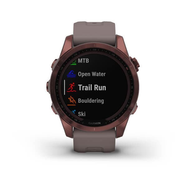 Garmin Fenix 7s Sapphire SOLAR — Titanovyy Temno — фото 6