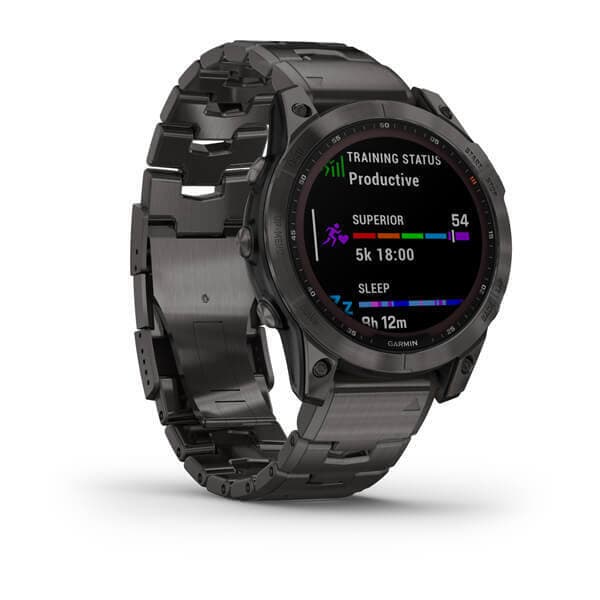 Garmin Fenix 7 Sapphire SOLAR — Titanovyy Ugolno — фото 2